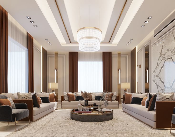 تصميم فيلا مودرن داخلي وخارجي 