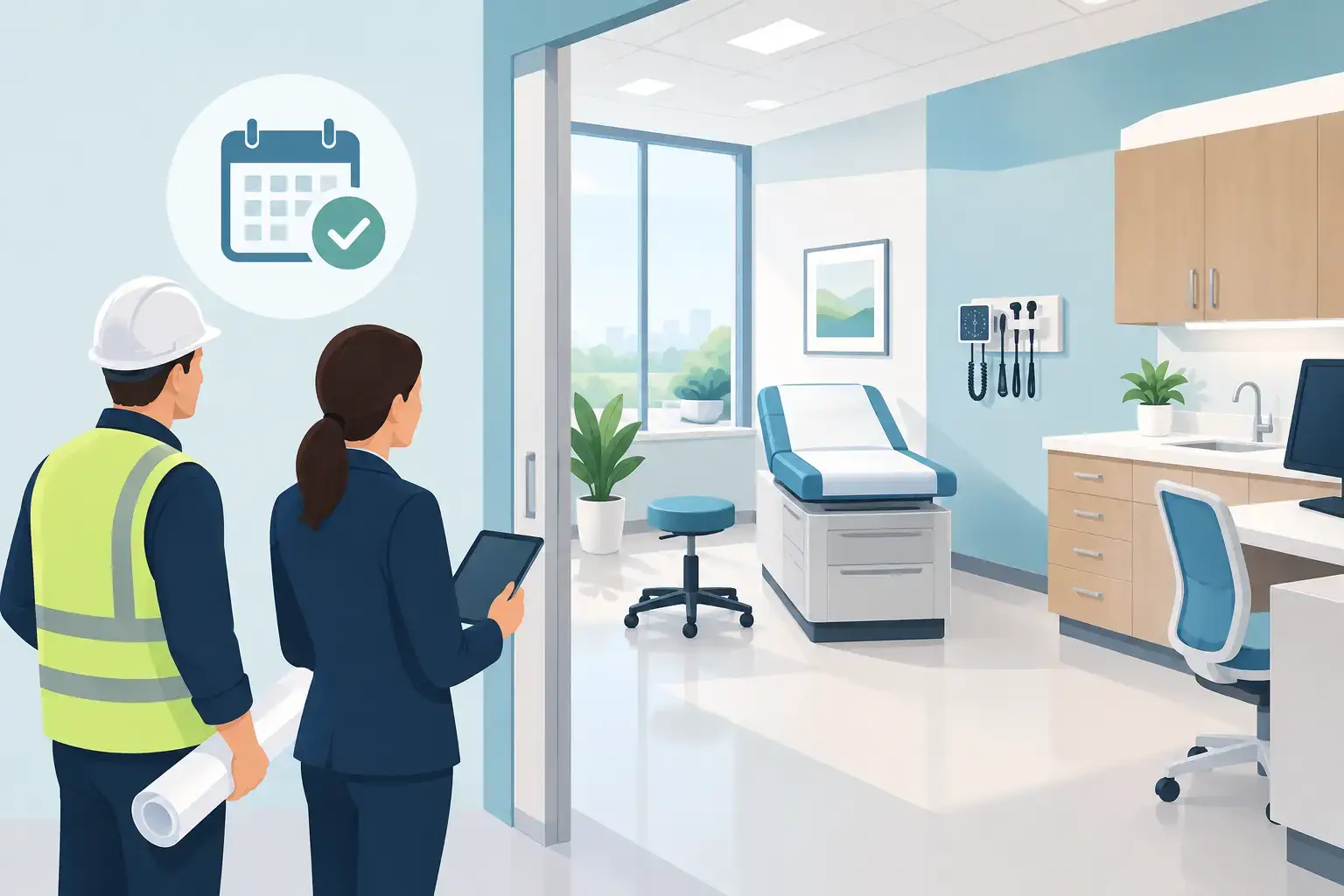 A Medical Suite Buildout Example That Opens on Time