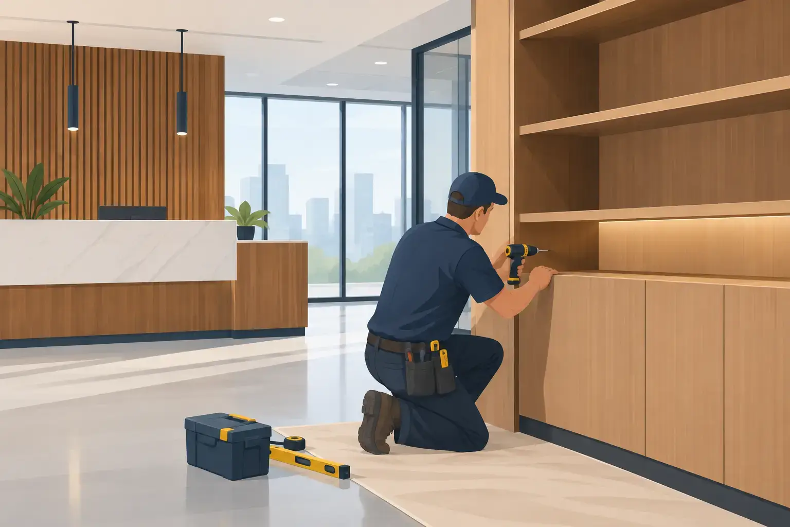 Commercial Millwork Installation That Holds Up