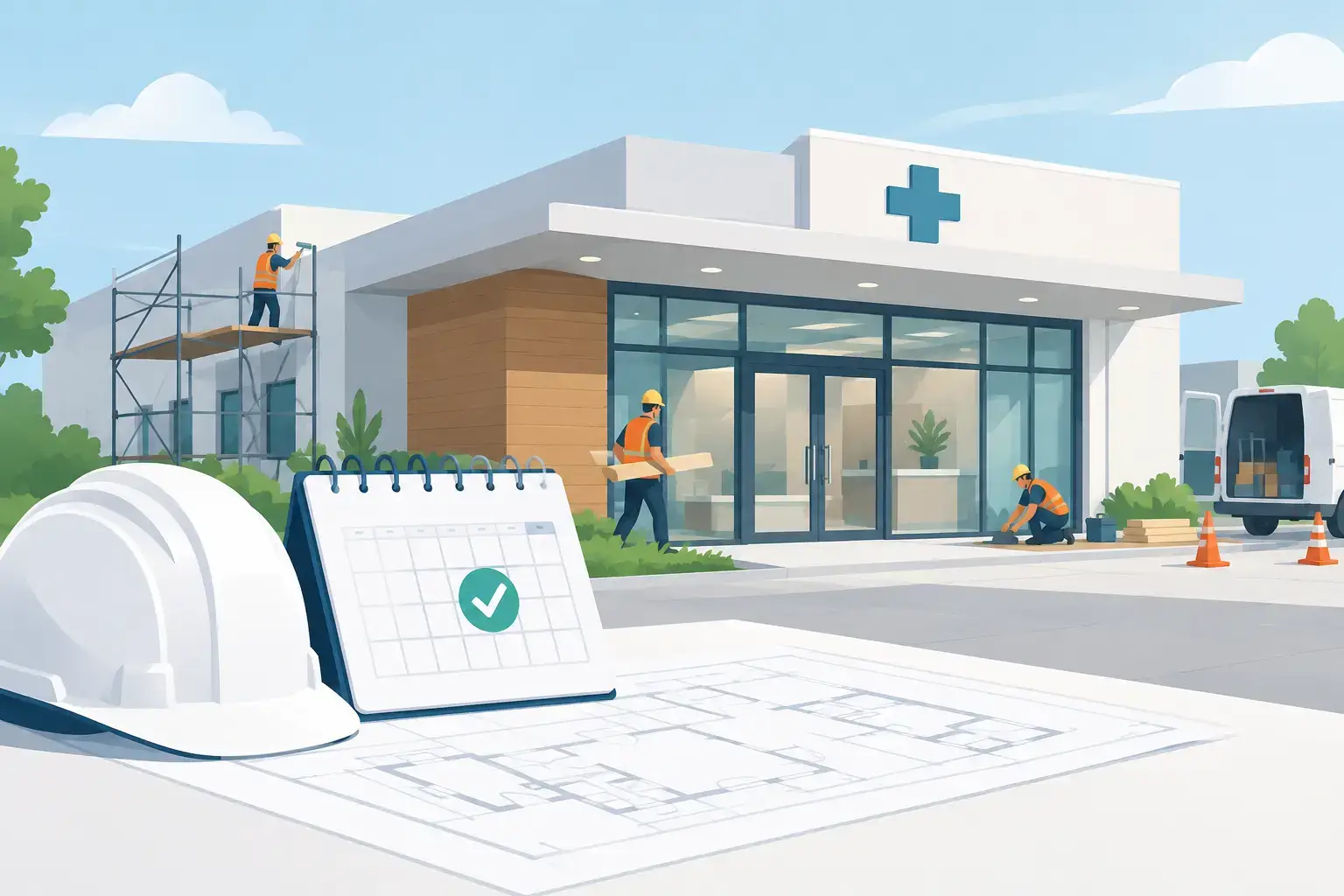 Clinic Construction That Protects Your Opening Date